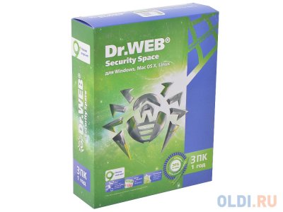    Dr. Web Security Space Pro 3 /1  (AHW-B-12M-3-A2)