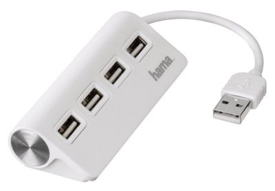    USB 2.0 Hama Hub-12178/ : 4 