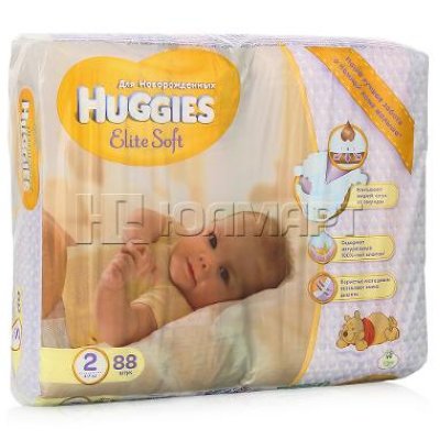    Huggies Newborn Ultra Comfort Mega Pack (Mini) 88 . 3 - 6 . 2