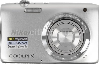    Nikon CoolPix S2900  20.1Mpix Zoom5x 2.7" 720p 25Mb SDXC CCD 1x2.3 IS el 10mi