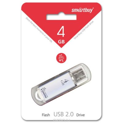   SmartBuy V-Cut 4GB, Silver USB-
