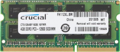     SO-DIMM DDR3L 1600Mhz 4Gb Crucial ( CT51264BF160B (J)) M8FP