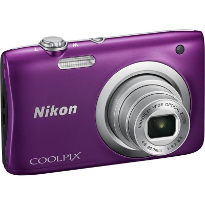   Nikon CoolPix A100, Purple Line Art  