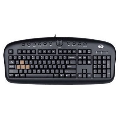    A4-Tech Gaming Keyboard (KB-28G-1 Black) (USB) 104 +12  /