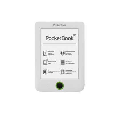     PocketBook 515, 5" E-Ink, WiFi, White