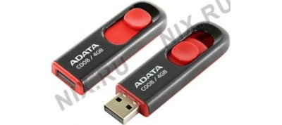   ADATA USB2.0 Flash Drive 4Gb (AC008-4G-RKD)