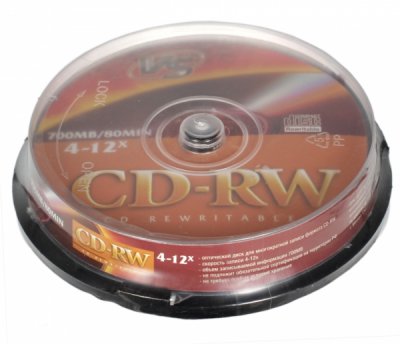    CD-RW 80min 700Mb VS 12  10  CakeBox