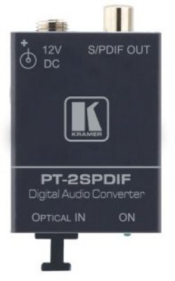 Товар почтой Kramer PT-2SPDIF Преобразователь формата цифрового аудиосигала Toslink в S/PDIF