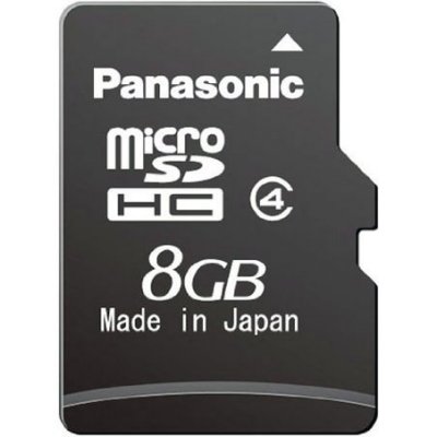     Panasonic microSDHC 8Gb, Class 4 (RP-SM08GFE1K)