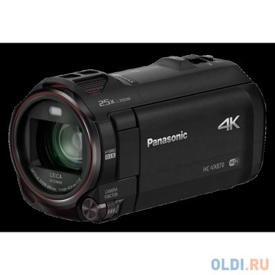    Panasonic HC-VX870EE-K, 4K UHD, SD ,  20x zoom, SD, HDMI, WiFi/NFC