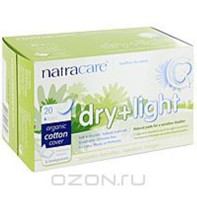       Natracare "Dry + Light", 20 