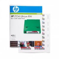   HP Ultrium4 1.6TB (Q2009A)  bar code label pack (100 data + 10 cleaning) for C7974A (for li