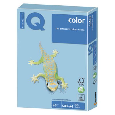    IQ Color A4 80g/m2 500  Pastel Light Blue Ice OBL70 110672