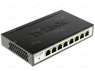    D-LINK DGS-1100-08/A1A  8  10/100/1000Mbps PoE Easy Smart Gigabit Ethern