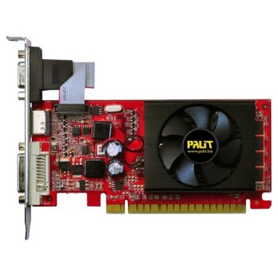   Palit GeForce GT 610  PCI-E 1Gb 64bit GDDR3 810/1620Mhz DVI(HDCP)/HDMI/VGA OEM (NEAT6100HD