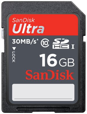     MicroSD 16Gb SanDisk Ultra Android (SDSDQUA-016G-U46A) Class 10 microSDHC + SD 