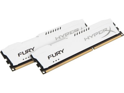     Kingston HyperX Fury White Series PC3-15000 DIMM DDR3 1866MHz CL10 - 16Gb KIT (2x8Gb)