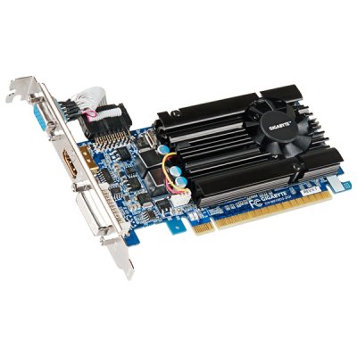    Gigabyte GeForce GT 610 2048Mb 64bit DDR3 810/1333 DVIx1, HDMIx1, CRTx1, HDCP (GV-N610-2G