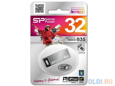    32GB USB Drive [USB 2.0] Silicon Power Touch 835