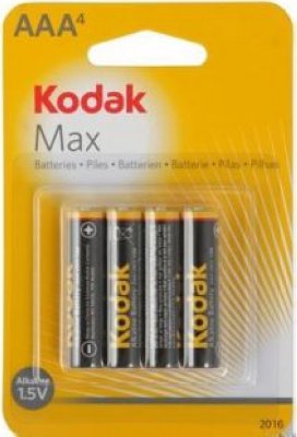   Kodak MAX LR03  (K3A-4) AAA, 4   