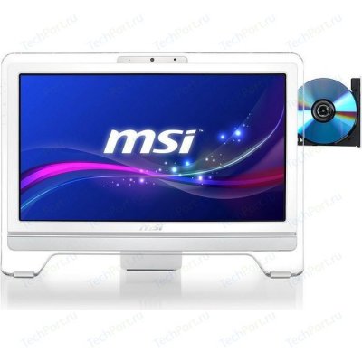    MSI AE2031-017RU 20" HD+ Touch Cel B830 (1.8)/ 4Gb/ 500Gb/ IntHDG/ DVDRW/ W7HP/ WiFi/ white