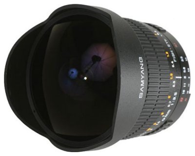    SAMYANG MF 8mm T3.8 AS IF UMC Fish-eye CS II VDSLR Nikon F