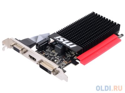    2Gb (PCI-E) MSI GT 710 2GD3H LP (GFGT710, GDDR3, 64 bit, HDCP, VGA, DVI, HDMI, Retail)