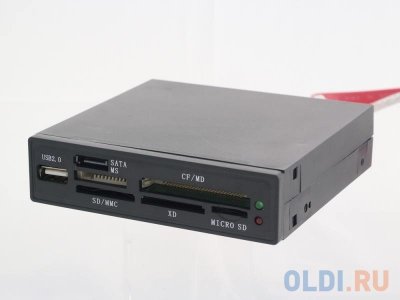      Card Reader Gembird FDI2-ALLIN1S-B 3.5" , USB2.0+SATA+4   