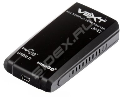     Inno3D VEXT 2HD-HDMI USB2.0 to HDMI, Graphics Adapter, 32 bit, Max.Res: 1920x108