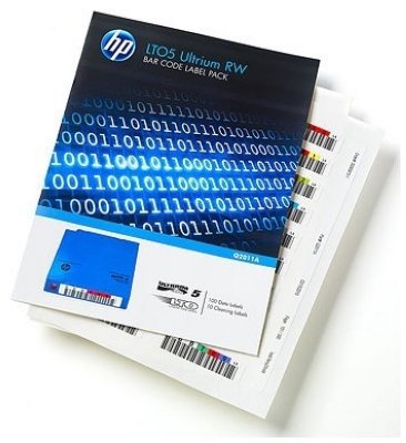    HP Q2011A Ultrium 5 3TB bar code label pack (100 data + 10 cleaning) for C7975A