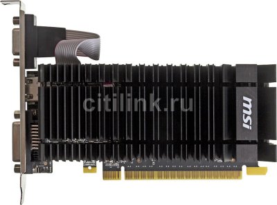    MSI PCI-E nVidia N720-1GD5HLP GeForce GT 720 1024Mb 64bit DDR5 797/5000 DVI/HDMI/CRT/HDCP
