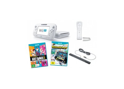    Nintendo U 8 GB Basic Pack White + Just Dance 2014 + Land+ Remote Plus U)