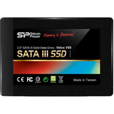   SSD 32 Gb SATA 6Gb/s Silicon Power Velox V55 (SP032GBSS3V55S25) 2.5" MLC+3.5" 