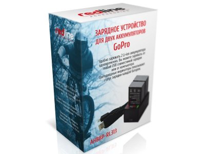   RedLine Dual Battery Charger AHBBP-RL313 for GoPro Hero3/3+ -     