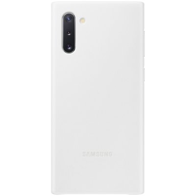    Samsung Leather Cover  Note 10, White