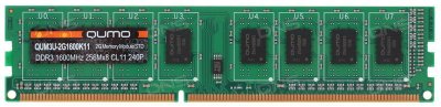     2Gb PC3-12800 1600MHz DDR3 DIMM QUMO QUM3U-2G1600K11