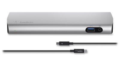   USB- Belkin Thunderbolt 3 Express Dock HD F4U095 ()