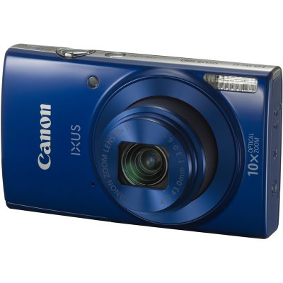    Canon IXUS 180  20Mpix Zoom10x 2.7" 720p SDXC CCD 1x2.3 IS opt 1minF 0.8fr/s 25fr/s/