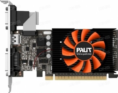    1024Mb Palit GeForce GT730 PCI-E DVI HDMI NE5T7300HD06-2081F OEM
