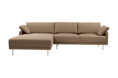    DG Home Camber Sofa Sectional Left Grey-Brown
