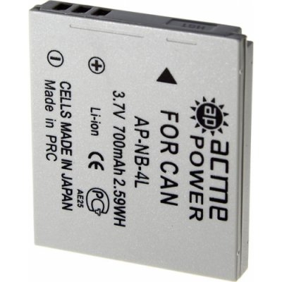      AcmePower AP-NB-4L 600mAh 3.7V Li-Ion