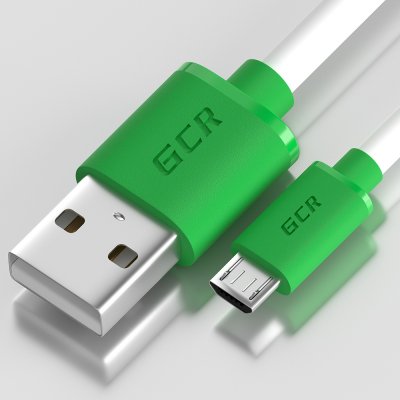    GREENCONNECT 1.0m USB 2.0, AM/microB 5pin, ,  