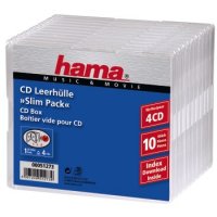      4- CD  Slim Pack, 10 ., , Hama