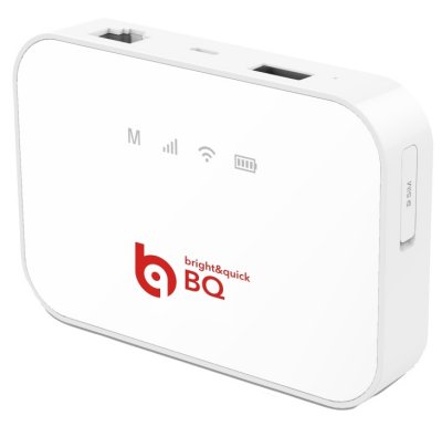   Wi-Fi  BQ-B001 3G Wi-Fi  + Powerbank 5200 mAh White
