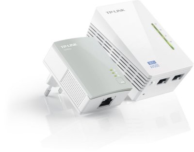     TP-LINK PowerLine TL-WPA4220kit 802.11n 300 / 2xLAN HomePlug AV500 2 
