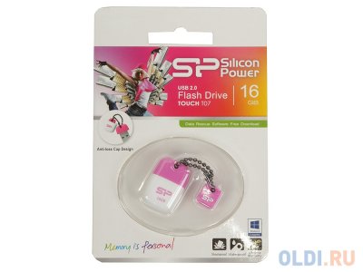     Silicon Power Touch T07 Pink 16GB (SP016GBUF2T07V1P)