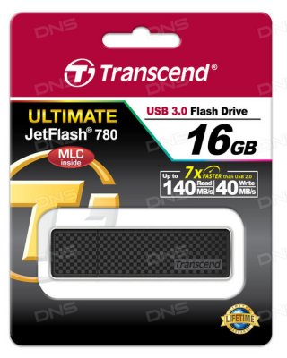    USB 16Gb Transcend Jetflash 780 USB3.0 TS16GJF780 Read 140Mb/s Write 40Mb/s