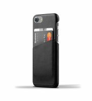   - MUJJO Leather Wallet Case  Apple iPhone 7 Black,   , 
