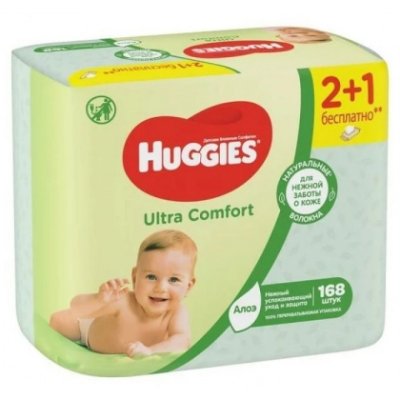     Huggies Ultra Comfort "", 168  (3x56 )