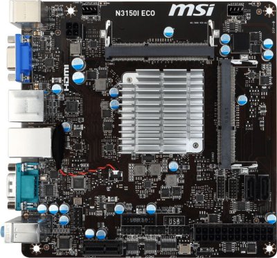     Microstar (MSI) N3150I ECO (Celeron N3150 onboard, Mini-ITX) RTL